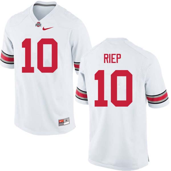 Men #10 Amir Riep Ohio State Buckeyes College Football Jerseys Sale-White
